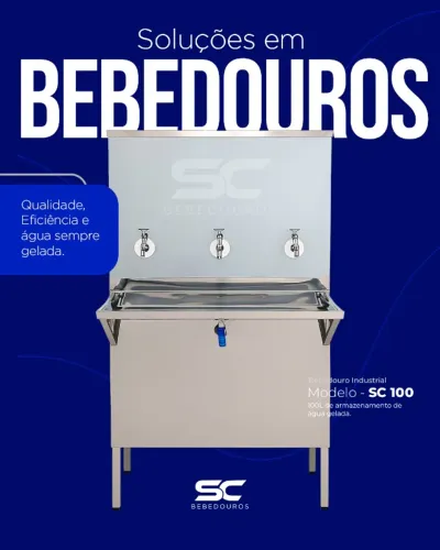 Bebedouro Industrial - Direto da fábrica com garantia