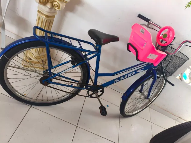 Bicicleta com cadeirinha