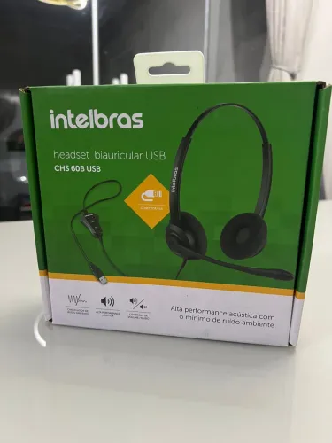 Headset Intelbras Biaricular CHS 60B USB