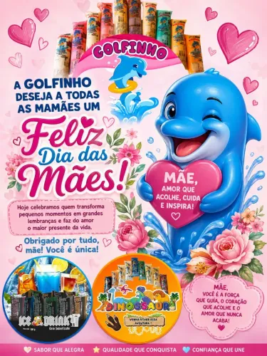 Golfinho ? Dinossauro DUDU ?Gelo saborizado ?