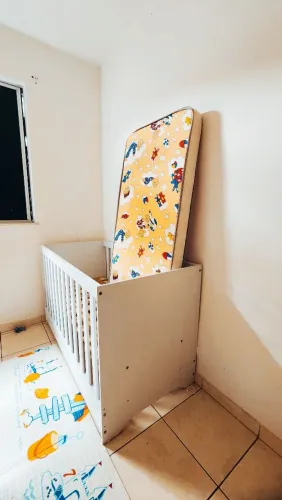 BERÇO 3 EM 1 ELZA MULTIMÓVEIS + COLCHÃO INCLUSO | APENAS 3 MESES DE USO