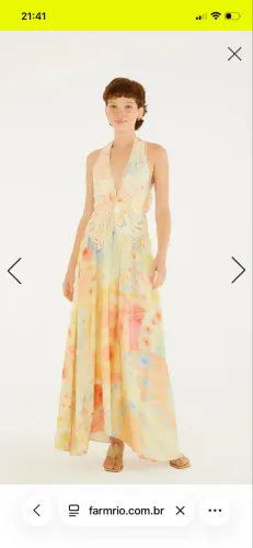 Vestido Asas Farm
