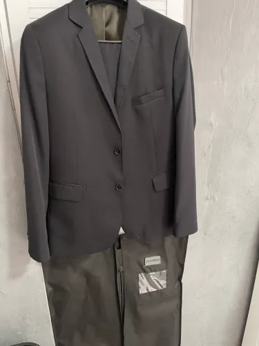 Terno e calça preto slim Novo 50/44