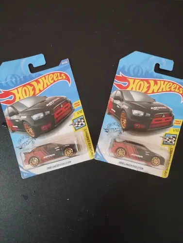 HOT WHEELS 2008 LANCER EVOLUTION ADVAN - KIT COM DUAS UNIDADES