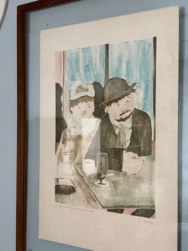 Tela da artista Ilária Rato