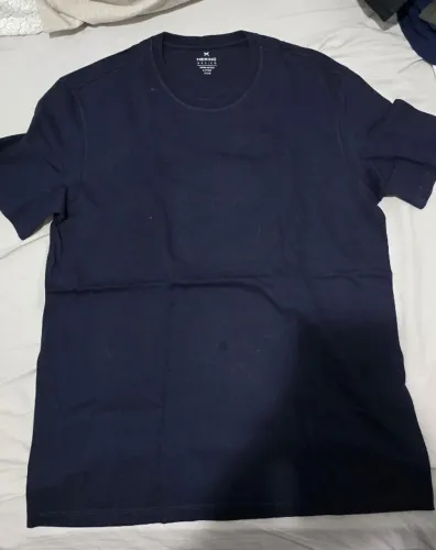 Camiseta hering supercotton azul