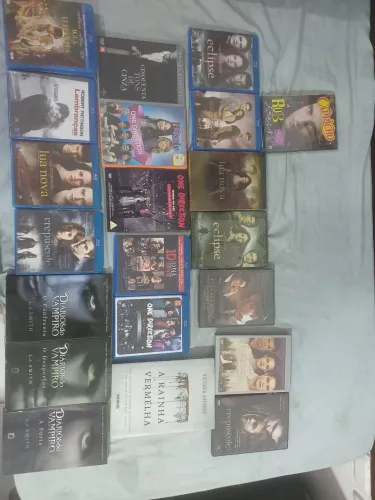 DVD e livros 