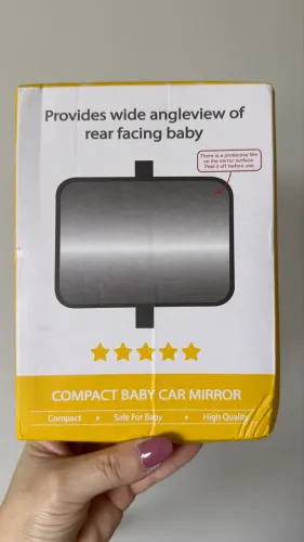 Espelho retrovisor de carro para bebê