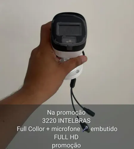 Camera fullhd com audio ?