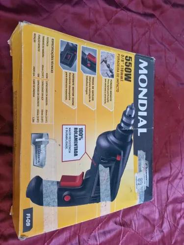 Furadeira de Impacto Mondial FI-09 550W 127V (Com Caixa)