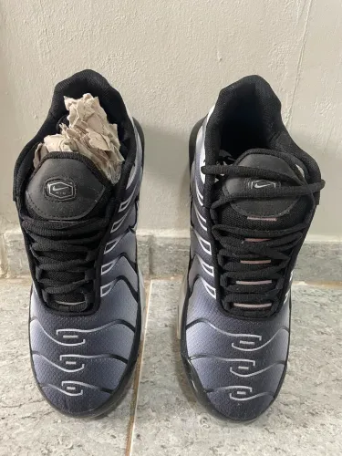 Tênis nike air max plus tn metallic silver