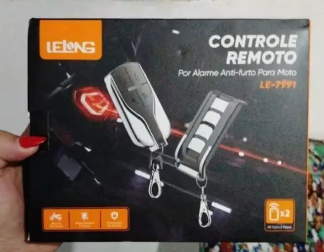 Alarme Ignição Antifurto Para Moto Com 2 Controle Remoto