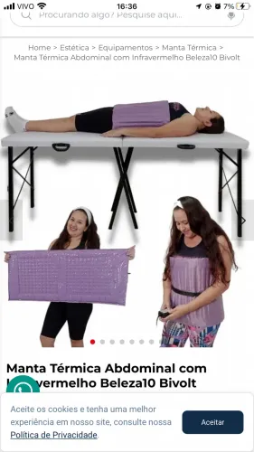 Manta térmica infravermelho 