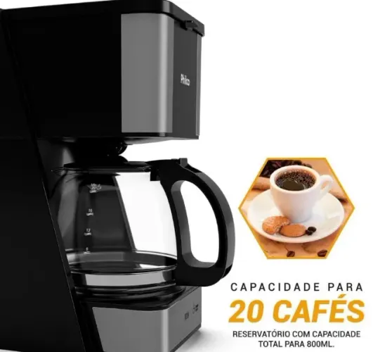 Cafeteira Philco 720ml 20 Cafezinhos 650W - 110V