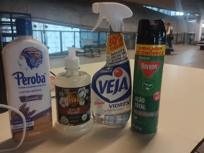 04 produtos de limpeza de qualidade barato