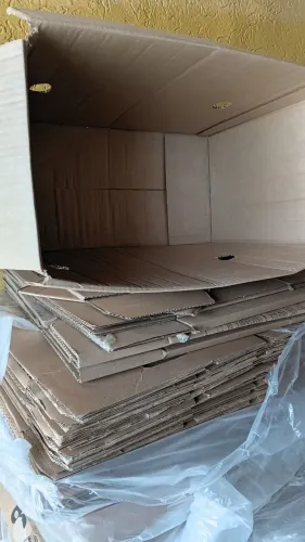 Caixas de papelão, lote de 50 caixas usadas para mudanças ou produtos