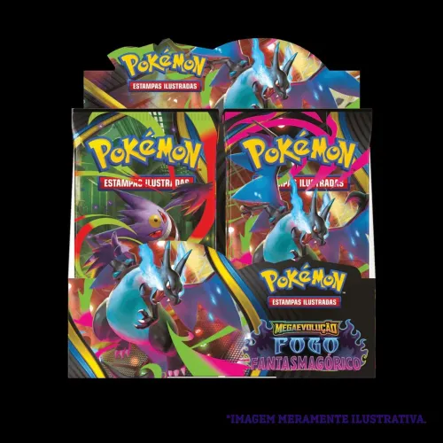 Booster Box Pokémon Fogo Fantasmagórico 36 Boosters Lacrada