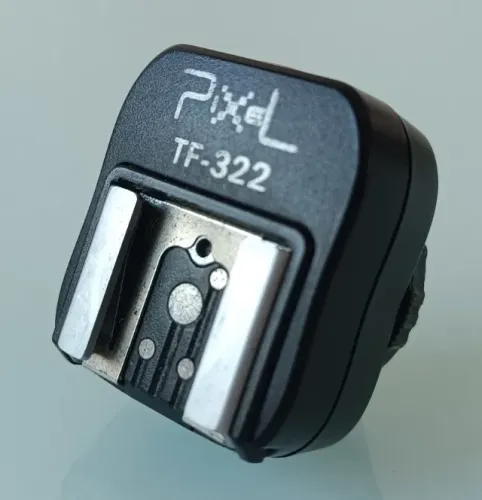 Sapata Adaptadora i-TTL Pixel TF-322 Sincronização PC Sync para Nikon