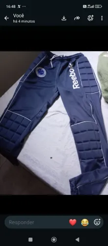 Calça de goleiro do cruzeiro