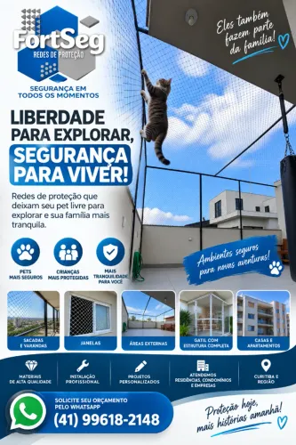REDES DE PROTEÇÃO - GATIL PONTA GROSSA