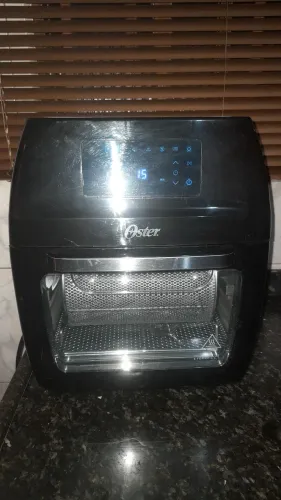 Fritadeira Elétrica Oster 12L Oven Flyer 3 Em 1 Preto