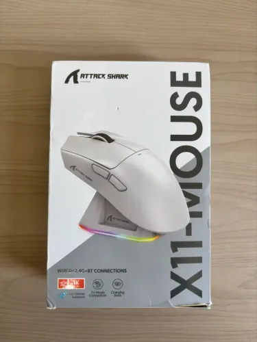 Mouse Attack Shark X11 + Base de carregamento