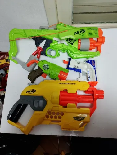 Lote " arminhas " de dardos Nerf e Xshot