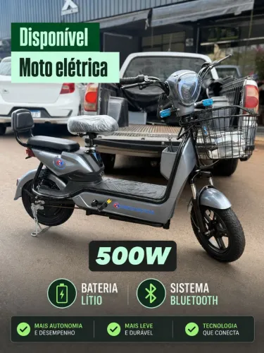 Scooter elétrica Nova 500w bateria Litio com bluetooth
