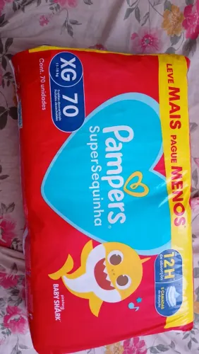 Fralda Pampers XG 69 unidades