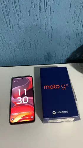 moto g15 256gb/12gb ram (sem marcas de uso)
