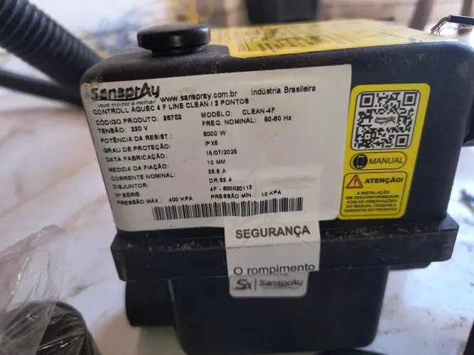 Aquecedor de 8000w para banheira 