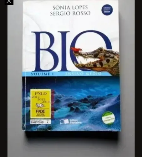 Livro de Biologia Sônia Lopes 3 volumes
