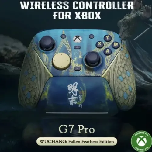 G7 Pro Wuchang Controle Wireless Xbox, PC, Android Edição Limitada Cor Azul Novo Lacrado
