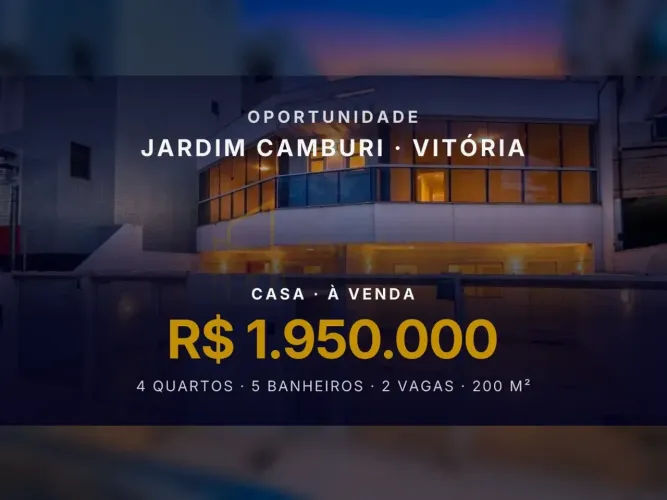 Casa Duplex com 2 Suítes e Churrasqueira em Jardim Camburi