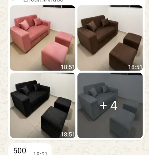 Kit sofá simples