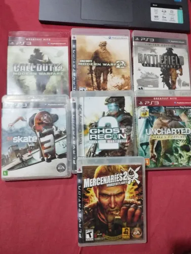 Jogos PS3 (lote com 7 jogos).