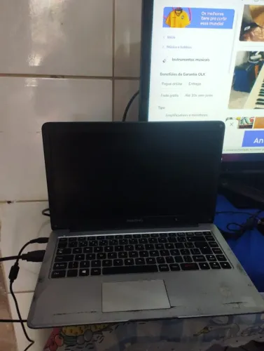 Notebook positivo-troco em tablet