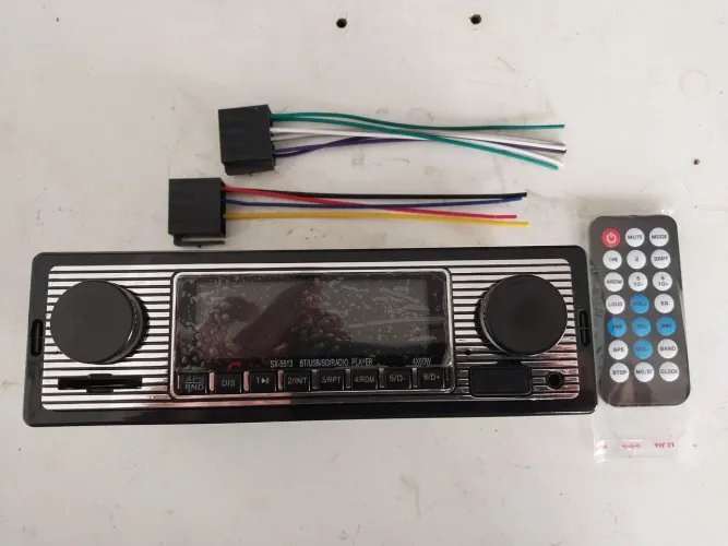 Mp3 player estilo Retro com USB e Bluetooth Novo.