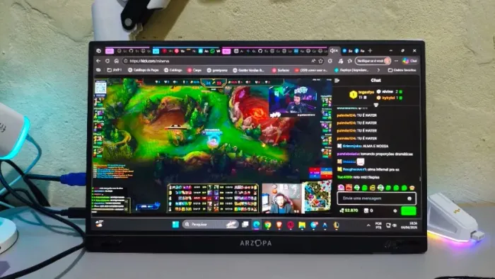Monitor Gamer Arzopa 16.1" FHD | 144Hz | IPS