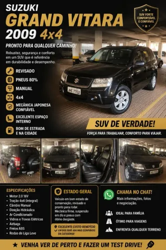 Suzuki Grand Vitara 2.0 16V 4x2/4x4 5P Mec. 2009