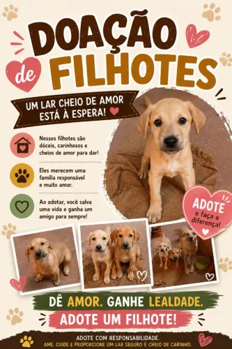 Doa filhotes