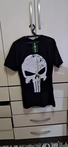 Camiseta o justiceiro preta nova tamanho GG