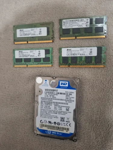Lote de peças para Notebook