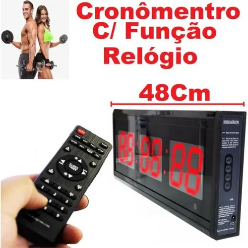 Cronômetro De Parede 48cm