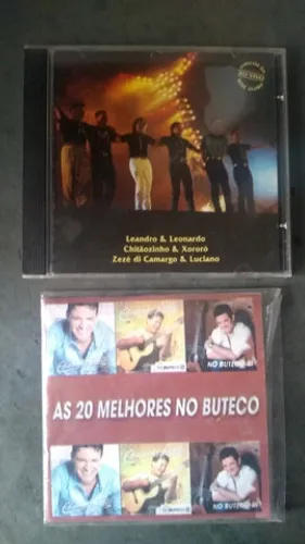 4 CD de musica Sertanejo - Amigos, Chitaozinho e Xororo