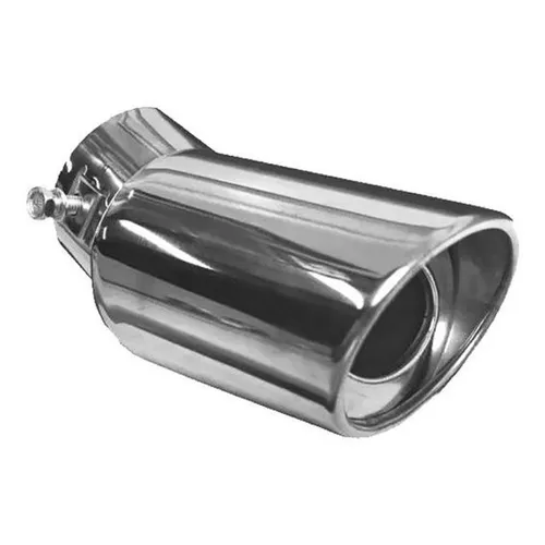 Ponteira P/ Escapamento Universal Cromada C/ Curva -  Onix / Hr-v / Hb20
