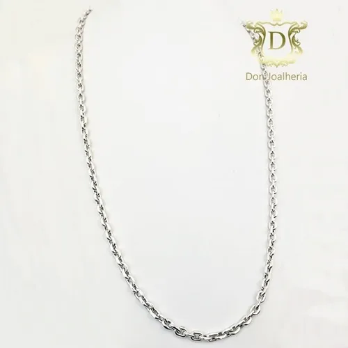 Corrente em ouro branco 18k 750 25 gramas