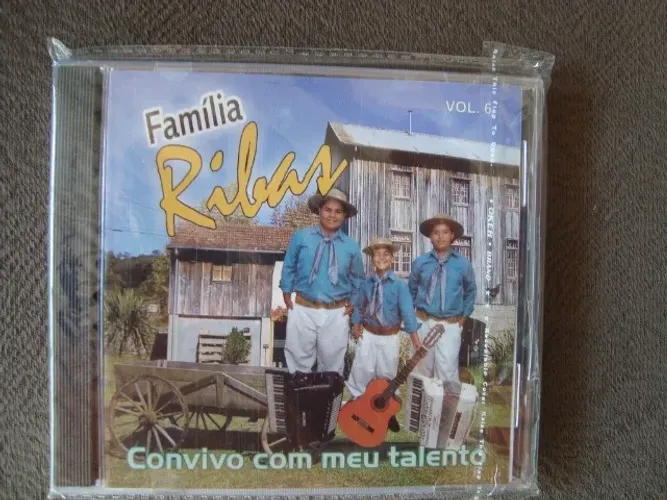Cd Família Ribas-convivo Com Meu Talento Vol.6