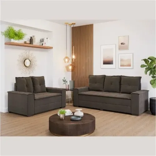 Sofá Barcelona 2x3 lugares - verifique as cores disponíveis 