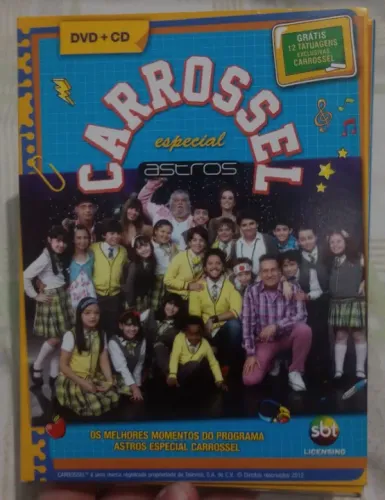 Dvd + Cd Carrossel Especial Astros Original